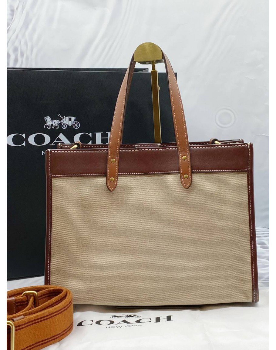 Field tote 30 discount with coach badge